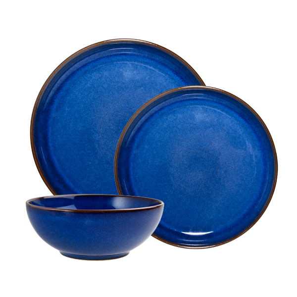 Imperial Blue Breakfast Set, 12 pcs - Denby @ RoyalDesign