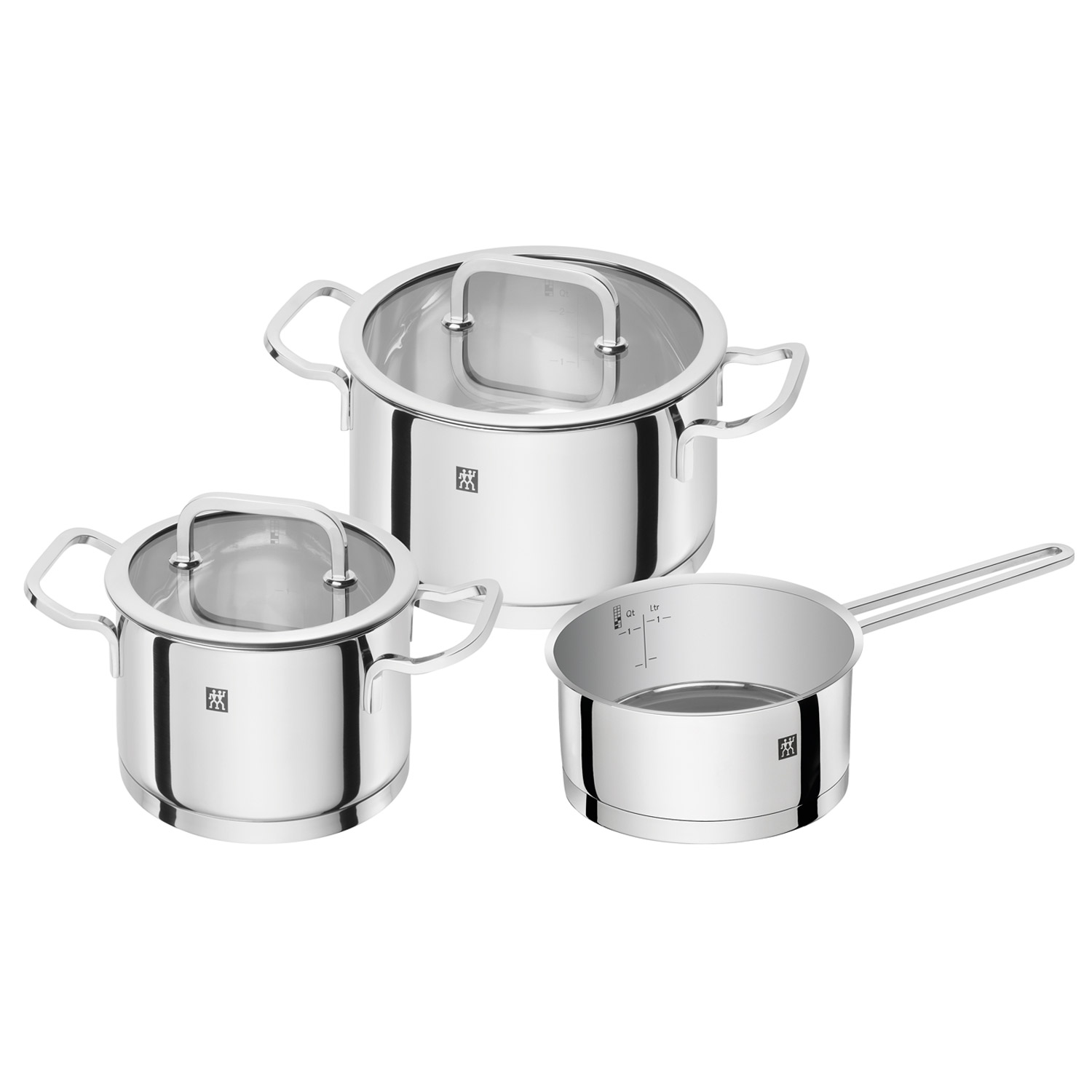 Carina 5 Piece High Quality Aluminium Casserole Set Stock Pot Cookware 